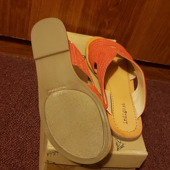 Indigo RD Leather slides - Picture 4 of 4